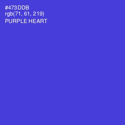 #473DDB - Purple Heart Color Image